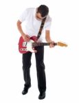 Young Guitarist Stock Photo