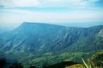 Green Mountains With The Blue Sky Stock Photo