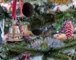 Traditional Christmas Decorations Stock Photo