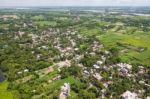 The Helicopter Shot From Dhaka, Bangladesh Stock Photo