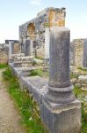 Volubilis In Morocco Africa The Site Stock Photo