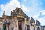 Prasat Hin Muang Tam With Blue Sky Stock Photo