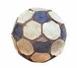 Old Soccer Ball Stock Photo