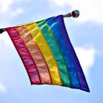 Gay Pride Flag Stock Photo