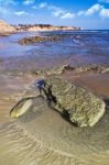 Beautiful Algarve Beach Stock Photo