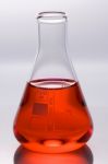 Lab Flask Stock Photo