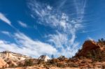 Zion Cloudscape Stock Photo