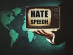 Political Hate Speech Stock Photo