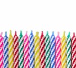 Birthday Candles Stock Photo