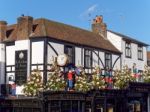 Tunbridge Wells, Kent/uk - January 5 : Christmas Display In Roya Stock Photo