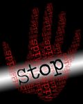 Stop Aids Indicates Human Immunodeficiency Virus And Caution Stock Photo