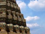 Ancient Pagoda At Wat Po Temple Stock Photo