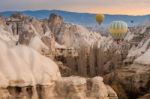 Cappadocia Balloons Stock Photo