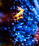 Abstract Background Blue Bokeh Stock Photo