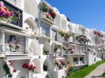 Casares, Andalucia/spain - May 5 : View Of The Cemetery In Casar Stock Photo