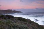 Maingon Bay At Dusk Stock Photo