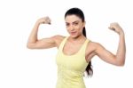 How Is My Biceps Stock Photo