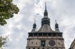 Sighisoara, Transylvania/romania - September 17 : The Clock Towe Stock Photo