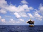 Offshore Oil Rig Stock Photo