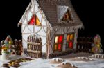 Gingerbread House Stock Photo