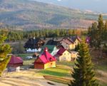 Sunny Morning In The Alps Stock Photo