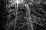 Twin Falls Waterfall Located In Springbrook National Park Stock Photo