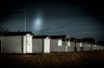 Bexhill-on-sea, East Sussex/uk - January 11 : Beach Huts In Bexh Stock Photo