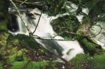 Knyvet Falls In Cradle Mountain Stock Photo