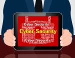 Cyber Security Indicates World Wide Web And Protect Stock Photo