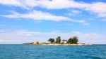 Little Island In Tropical Sea Stock Photo