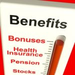 Benefits Word Stock Photo