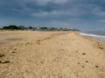 View Of The Coastline At Southwold Stock Photo