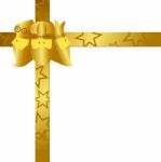 Christmas Ribbon Stock Photo