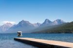 Lake Mcdonald, Montana/usa - September 20 : View Of Lake Mcdonal Stock Photo