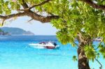 Beautiful Blue Sea At Koh Miang In Mu Koh Similan, Thailand Stock Photo