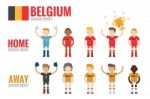 Belgium Soccer Team Stock Photo