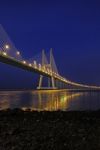 Vasco Da Gama Bridge Stock Photo