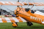 Breitling Wingwalkers Boeing Stearman Stock Photo