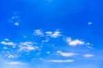 Clear Blue Sky Background Stock Photo