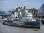 Hms Belfast Stock Photo