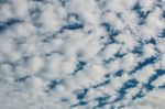 White Clouds On Sky Stock Photo