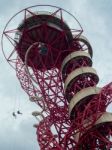 The Arcelormittal Orbit Sculpture At The Queen Elizabeth Olympic Stock Photo