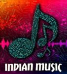 Indian Music Indicates Sound Tracks And Acoustic Stock Photo