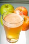 Fresh Apple Juice Stock Photo