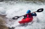 Water Sports At The Cardiff International White Water Centre Stock Photo