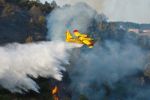 Fire Fighting Plane Stock Photo