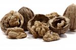 Bunch Of Walnuts Stock Photo