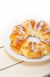 Sweet Bread Donut Cake Stock Photo