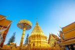 Wat Phra That Doi Suthep In Chiang Mai, Thailand Stock Photo