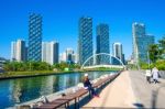 Incheon, South Korea - May 20 : Songdo Central Park Is The Green Space Plan,inspired By Nyc. Photo Taken May 20,2015 In Incheon, South Korea Stock Photo